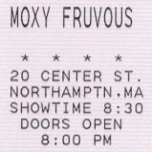 Pochette de 1998-10-30: Northampton, MA, USA de Moxy Früvous