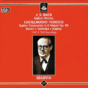 Pochette Bach: Guitar Works / Castelnuovo-Tedesco: Guitar Concerto