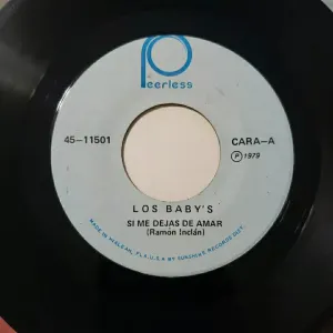 Pochette de Si me dejas de amar / Muy cerca de ti de Los Babys