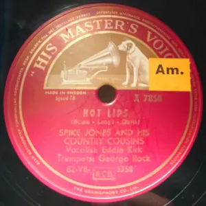 Pochette de Hot Lips / My Pretty Girl de Spike Jones and His City Slickers