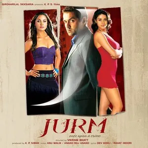 Pochette de Jurm (Original Motion Picture Soundtrack) de Anu Malik - Anand Raj Anand