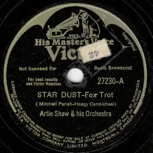 Pochette de Star Dust / Temptation de Artie Shaw and His Orchestra