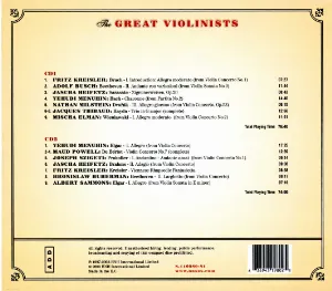 Pochette The Great Violinists