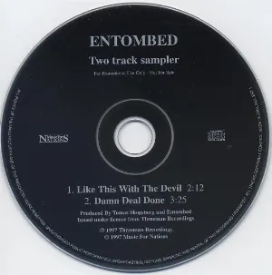 Pochette de Two Track Sampler de Entombed