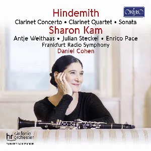 Pochette de Clarinet Concerto / Clarinet Quartet / Clarinet Sonata de Antje Weithaas - hr‐Sinfonieorchester - Paul Hindemith - Sharon Kam