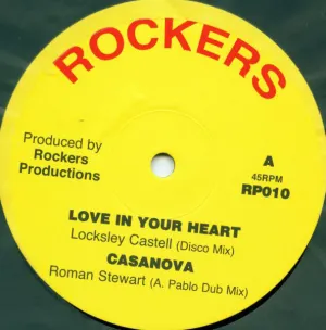 Pochette de Love In Your Heart / Casanova de Lacksley Castell