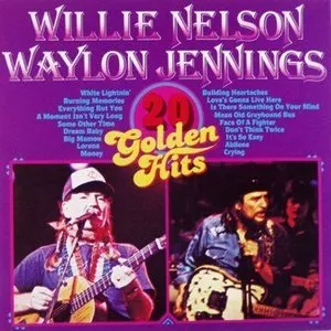 Pochette de 20 Golden Hits de Waylon Jennings - Willie Nelson