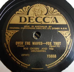 Pochette de Over the Waves / Sympathy de Bob Crosby and His Orchestra