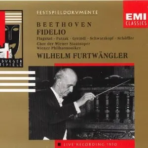 Pochette de Fidelio de Josef Greindl - Ludwig van Beethoven - Paul Schöffler - Wilhelm Furtwängler - Chor der Wiener Staatsoper - Wiener Philharmoniker - Elisabeth Schwarzkopf
