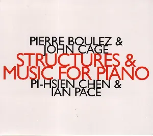 Pochette Boulez: Structures / Cage: Music for Piano