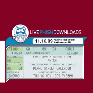 Pochette de 1989-11-16: Pearl Street Ballroom, Northampton, MA, USA de Phish