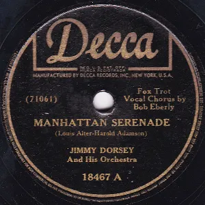 Pochette de Manhattan Serenade / At the Cross-Roads de Jimmy Dorsey and His Orchestra