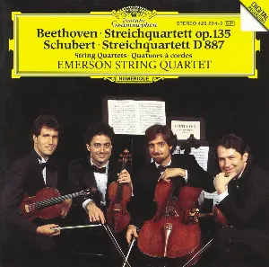 Pochette Beethoven: Streichquartet, op. 135 / Schubert: Streichquartett, D. 887