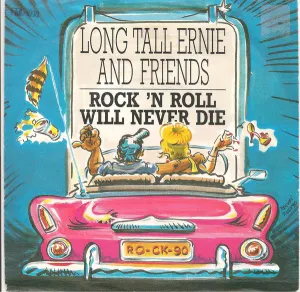 Pochette de Rock 'n' Roll Will Never Die / I Believe in Love de Long Tall Ernie and The Shakers