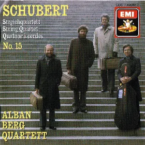 Pochette String Quartet No. 15 D 887