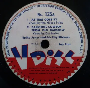 Pochette de As Time Goes By / Barstool Cowboy From Old Barstow / Hotcha Cornia / Jungle Town de Spike Jones and His City Slickers