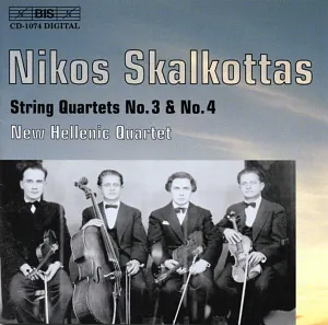 Pochette de String Quartets no. 3 & no. 4 de Nikos Skalkottas