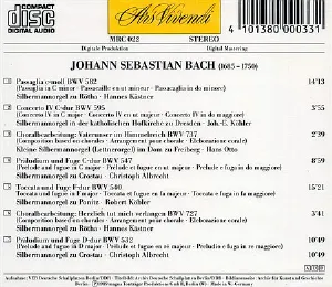 Pochette Bach auf Silbermannorgeln, Vol III