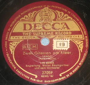 Pochette de Zwei Gitarren am Meer de Lys Assia