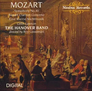 Pochette Symphony no. 40 / Basset Clarinet Concerto / Eine kleine Nachtmusik