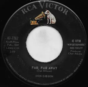 Pochette de Far Far Away de Don Gibson