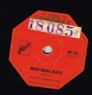 Pochette Mean Mama Blues / Long Gone Lonesome Blues