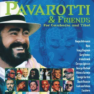 Pochette Pavarotti & Friends for Cambodia and Tibet