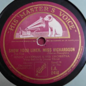 Pochette de Show Your Linen, Miss Richardson / Y' Had It Comin' to You de Benny Goodman and His Orchestra