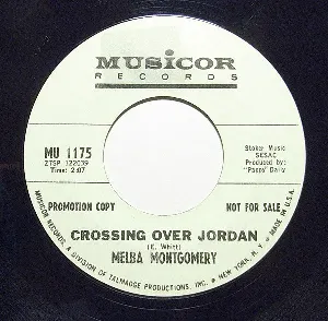Pochette de Crossing Over Jordan de Melba Montgomery