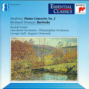 Pochette Brahms: Piano Concerto No. 2; Strauss: Burleske
