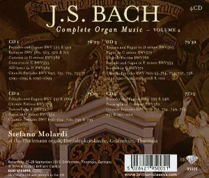 Pochette Complete Organ Music, Vol. 4