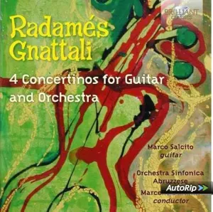 Pochette de 4 Concertinos for Guitar and Orchestra de Radamés Gnattali