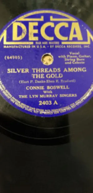Pochette de Silver Threads Among the Gold / Memory Lane de Connee Boswell