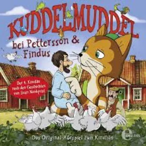 Pochette de Kuddelmuddel bei Pettersson & Findus de Sven Nordqvist