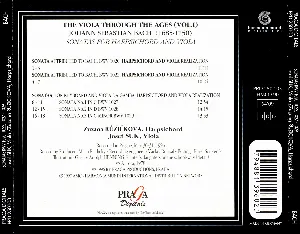 Pochette de The Viola Through The Ages, Vol. I: Sonatas BWV 1020, 1022, 1027-1029 de Johann Sebastian Bach - Zuzana Růžičková