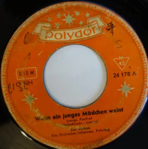 Pochette de Wenn ein junges Mädchen weint de Gus Backus