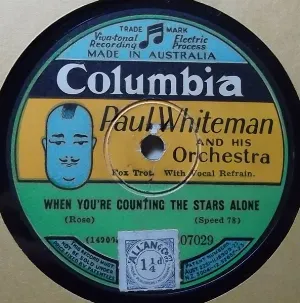 Pochette de When You're Counting the Stars Alone / Love Me de Paul Whiteman and His Orchestra