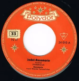 Pochette de Jodel-Rosemarie de Mary Roos