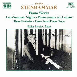 Pochette de Piano Works de Wilhelm Stenhammar