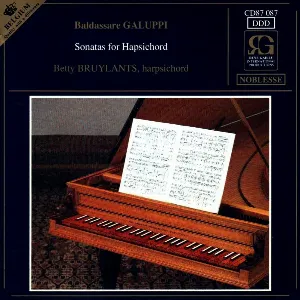 Pochette de Sonatas for Harpsichord de Baldassare Galuppi