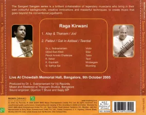 Pochette de Sangeet Sangam, Vol. 4 de L. Subramaniam