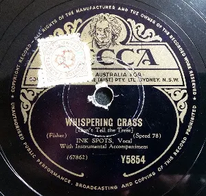 Pochette de Whispering Grass (Don't Tell the Trees) / I'll Never Make the Same Mistake Again de The Ink Spots