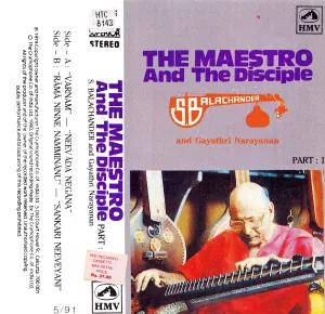 Pochette de The Maestro and the Disciple de Sundaram Balachander