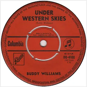Pochette de Under Western Skies de Buddy Williams