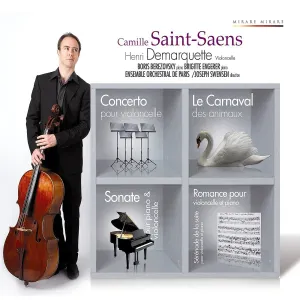 Pochette de Concerto pour Violoncelle / Le carnaval des animaux / Sonate / Romance de Orchestre de chambre de Paris - Camille Saint‐Saëns - Brigitte Engerer - Joseph Swensen - Henri Demarquette
