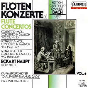 Pochette de Flötenkonzerte (I) de Hartmut Haenchen - Kammerorchester Carl Philipp Emanuel Bach - Carl Philipp Emanuel Bach