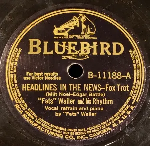 Pochette de Headlines in the News / I Repent de Fats Waller and His Rhythm