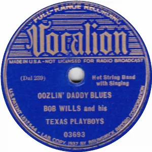 Pochette de New St. Louis Blues / Oozlin' Daddy Blues de Bob Wills and His Texas Playboys