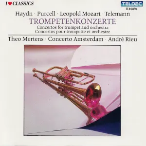 Pochette de Trompetenkonzerte de Leopold Mozart - Georg Philipp Telemann - Joseph Haydn - Concerto Amsterdam - Henry Purcell