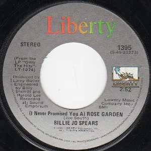 Pochette de Your Good Girl's Gonna Go Bad / (I Never Promised You a) Rose Garden de Billie Jo Spears